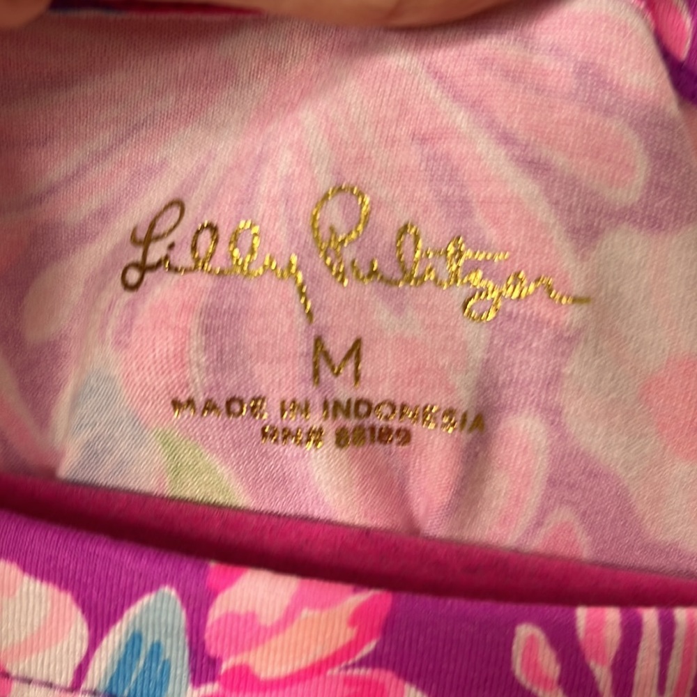 Lilly Pulitzer UPF50+ Sophie Dress in Amethyst Moms The Word, Size Medium. - Picture 7 of 12